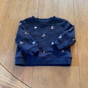 Janie and Jack Ski Themed Sweatshirt (worn 2x)